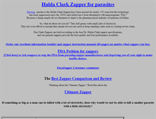Tablet Screenshot of hulda-clark-parasite-zapper.com